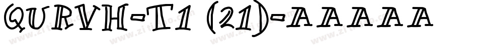 QURVH-T1 (21)字体转换